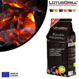Lotus Grill Carbonella Vegetale Faggio 2,5KG LGBK25