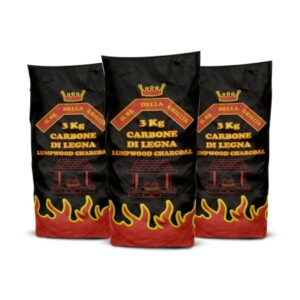 Carbone di legna 3 KG “IL RE DELLA GRIGLIA®”